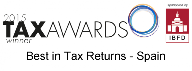 International Tax Awards 2015 – Best in Tax Returns – Spain