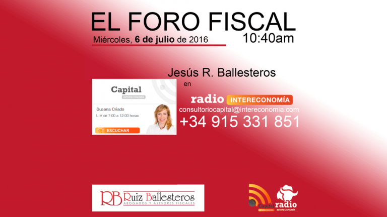 FORO FISCAL 6 de julio: el Brexit