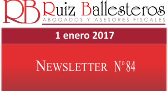 Newsletter nº 84 | 1 de enero de 2017