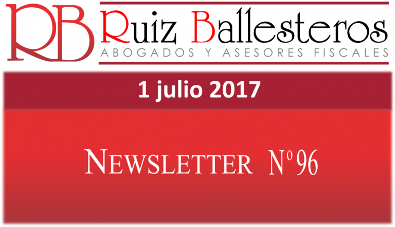 Newsletter nº 96 | 1 de julio de 2017