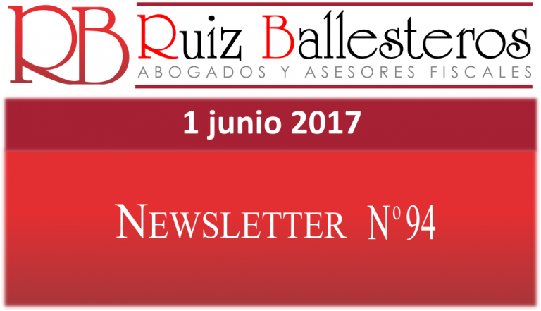 Newsletter nº 94 | 1 de junio de 2017