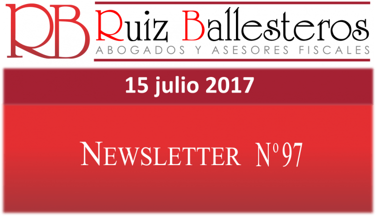 Newsletter nº 97 | 15 de julio de 2017