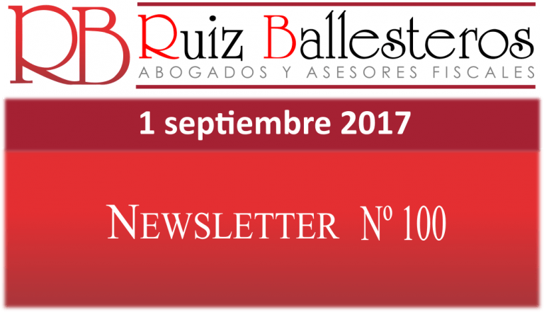 Newsletter nº 100 | 1 de septiembre de 2017