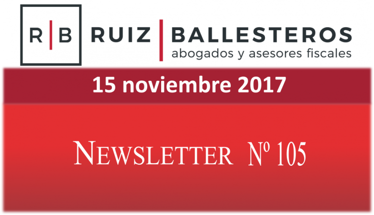 Newsletter nº 105 | 15 de noviembre de 2017