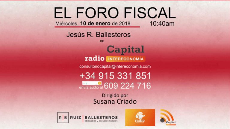 Foro Fiscal: novedades fiscales 2018