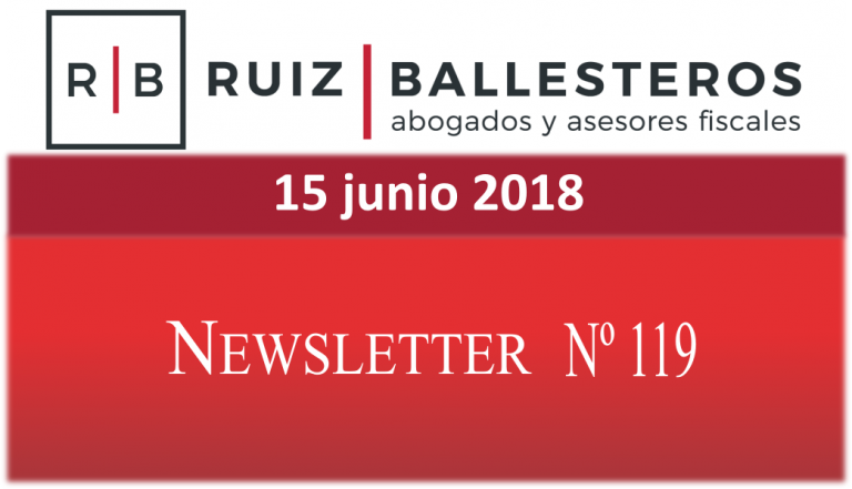 Newsletter nº 119 | 15 de junio de 2018
