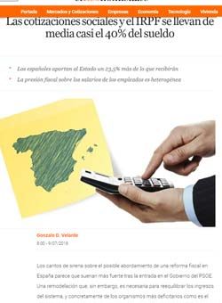 Las Cotizaciones Sociales Y El Irpf 250x340