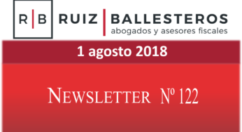Newsletter nº 122 | 1 de agosto de 2018
