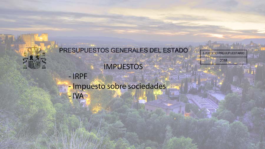 Presupuestos Generales Estado 2018 Impuestos