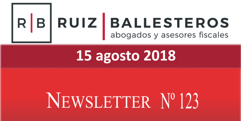 Newsletter nº 123 | 15 de agosto de 2018