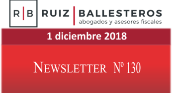 Newsletter nº 130 | 1 de diciembre de 2018