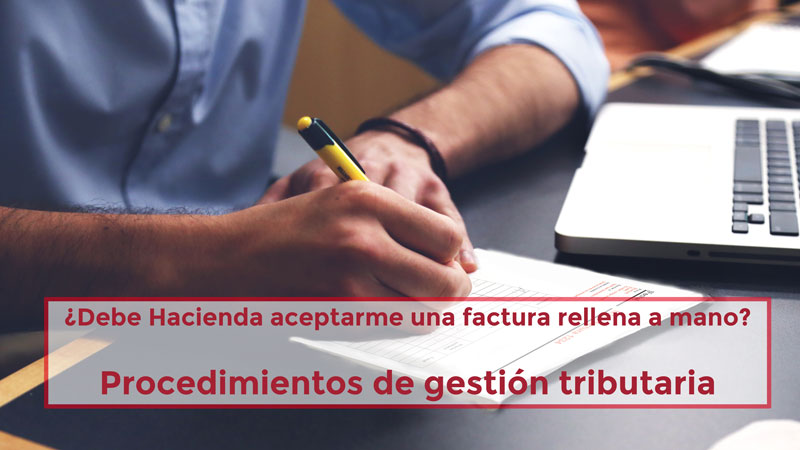 Hacienda Acepta Facturas A Mano