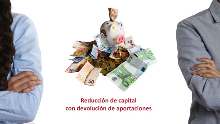 Reduction of capital with return of contributions