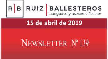 Newsletter nº 139 | 15 de abril de 2019
