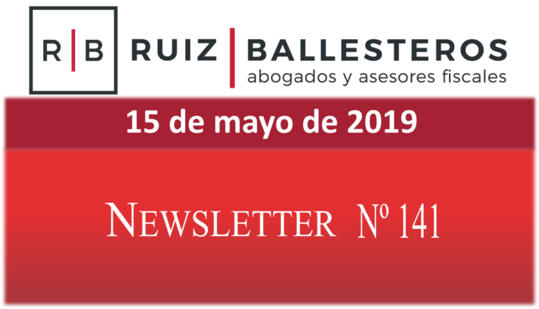 Newsletter nº 141 | 15 de mayo de 2019