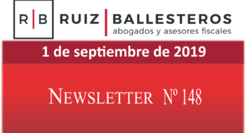 Newsletter nº 148 | 1 de septiembre de 2019