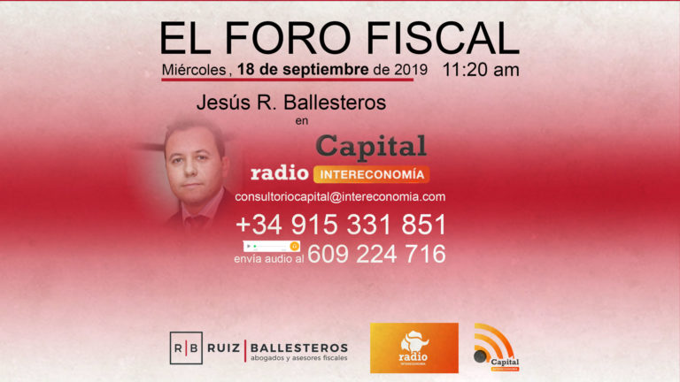 Foro Fiscal: 18 de septiembre de 2019