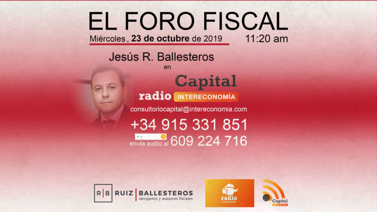 Foro Fiscal: 23 de octubre de 2019