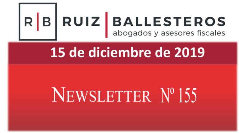 Newsletter nº 155 | 15 de diciembre de 2019