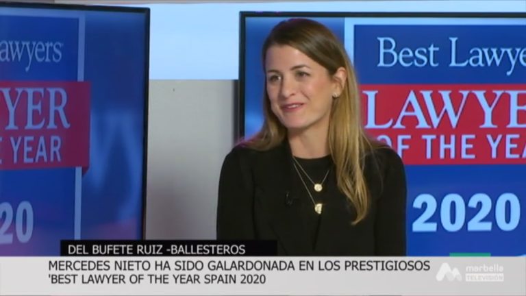 entrevista a Mercedes Nieto en RTVMarbella – Premio BestLawyer 2020