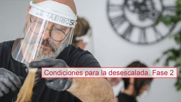 Condiciones para la desescalada. Fase 2