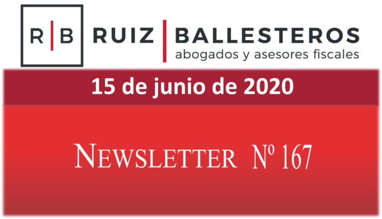 Newsletter nº 167 | 15 de junio de 2020
