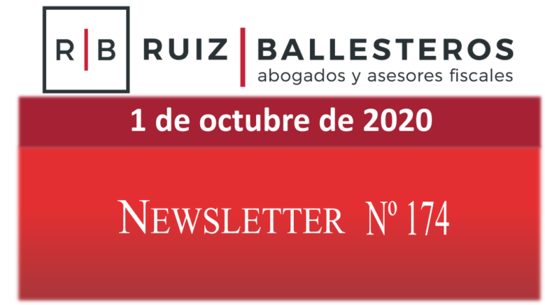 Newsletter nº 174 | 1 de octubre de 2020