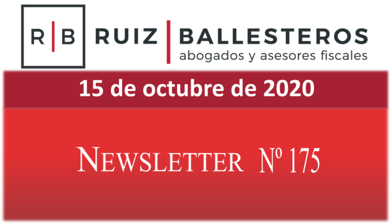Newsletter nº 175 | 15 de octubre de 2020