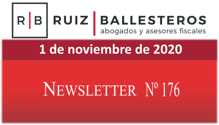 Newsletter nº 176 | 1 de noviembre de 2020