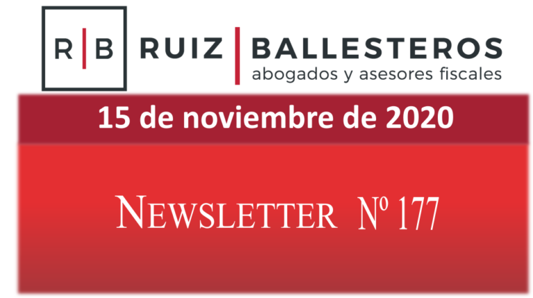 Newsletter nº 177 | 15 de noviembre de 2020