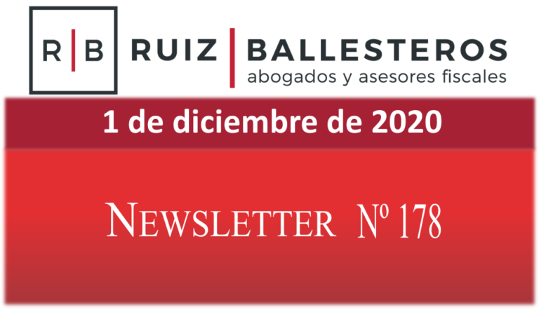 Newsletter nº 178 | 1 de diciembre de 2020