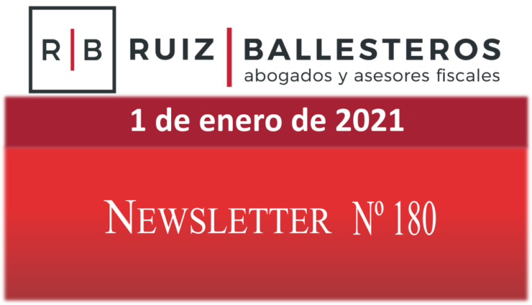 Newsletter nº 180 | 1 de enero de 2021