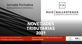 Jornada Formativa “Novedades fiscales para 2021”