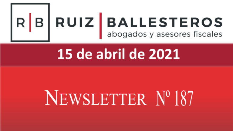 Newsletter nº 187 | 15 de abril de 2021