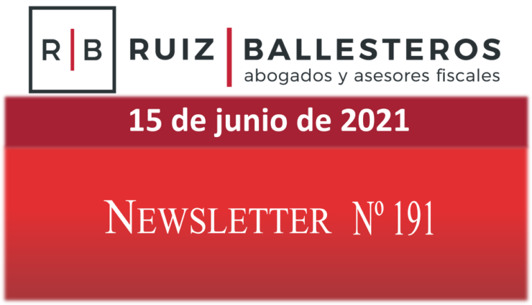 Newsletter nº 191 | 15 de junio de 2021
