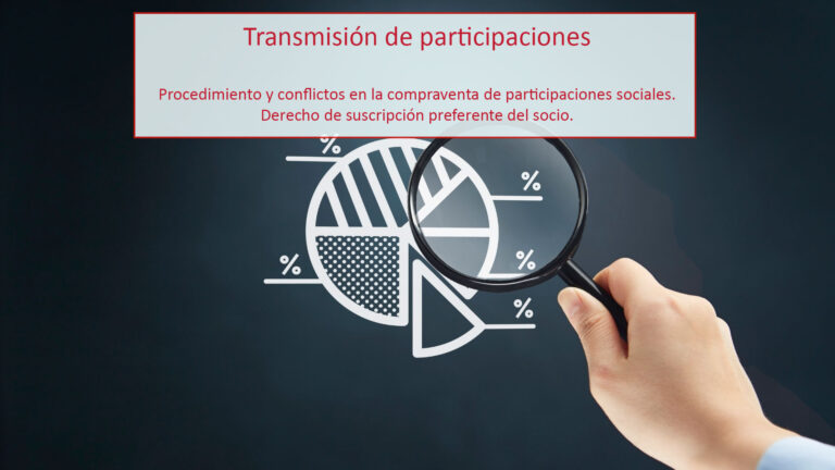 Transmisión de participaciones