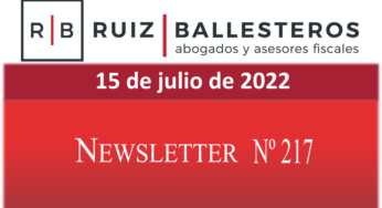 Newsletter nº 217 | 15 de julio de 2022