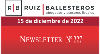 Newsletter nº 227 | 15 de diciembre de 2022