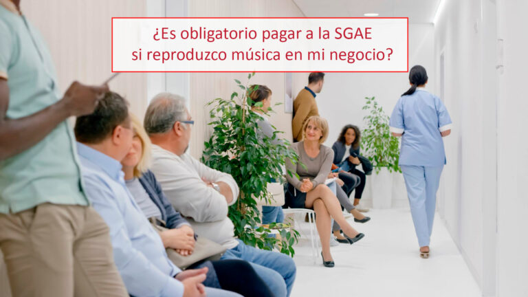 ¿Es obligatorio pagar a la SGAE si reproduzco música en mi negocio?