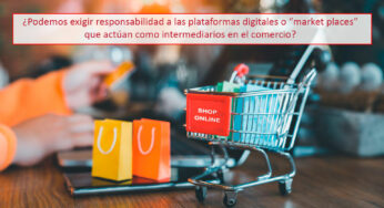 ¿Podemos exigir responsabilidad a las plataformas digitales o “market places” que actúan como intermediarios en el comercio?