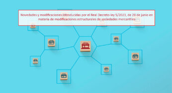 Novedades en las modificaciones estructurales de sociedades mercantiles: Real Decreto-ley 5/2023