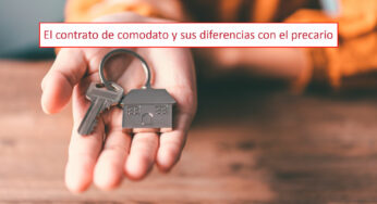 The Loan for Use Agreement and its differences with the Precarious Agreement