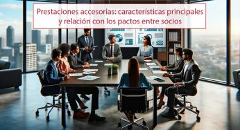Prestaciones accesorias: características principales y relación con los pactos entre socios
