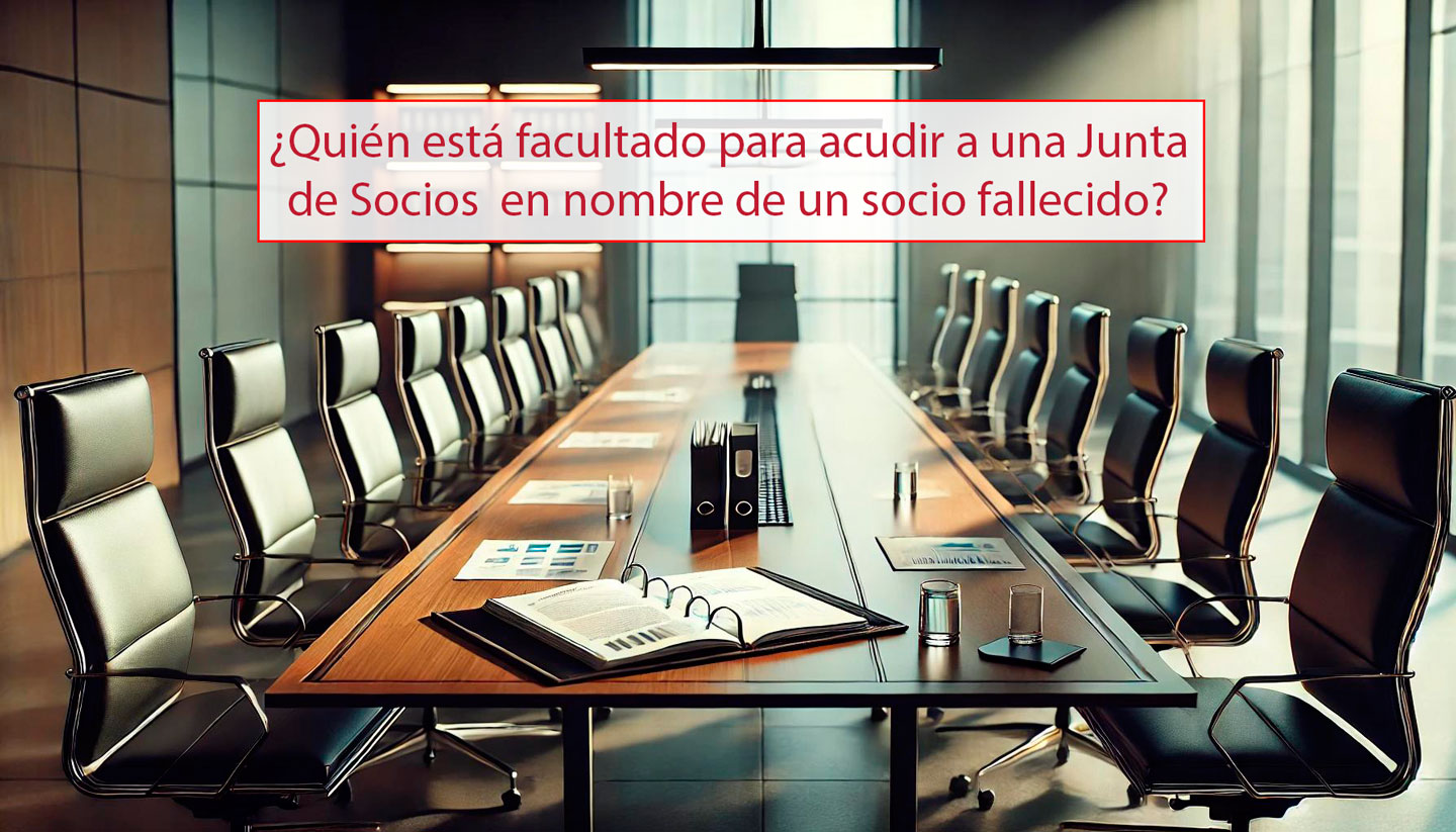 Quien Acude Junta Socios En Nombre Fallecido