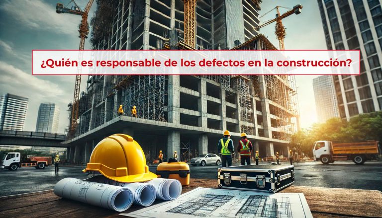 ¿Quién es responsable de los defectos en la construcción?