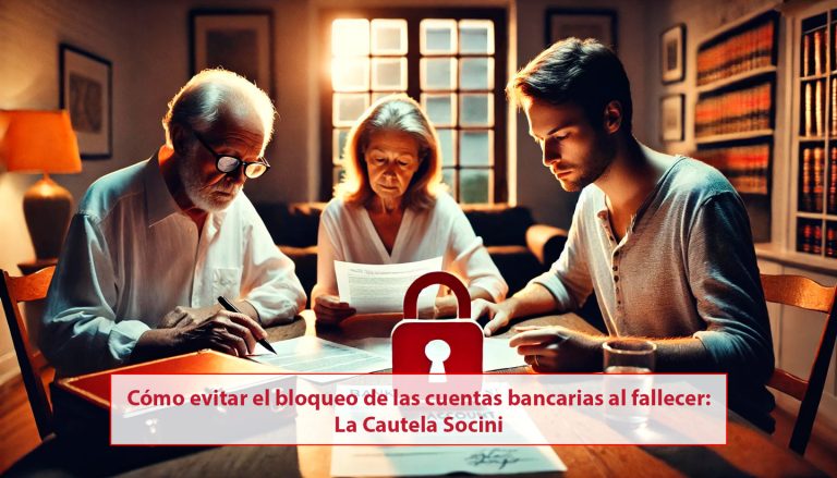 Cómo evitar el bloqueo de las cuentas bancarias al fallecer: La Cautela Socini