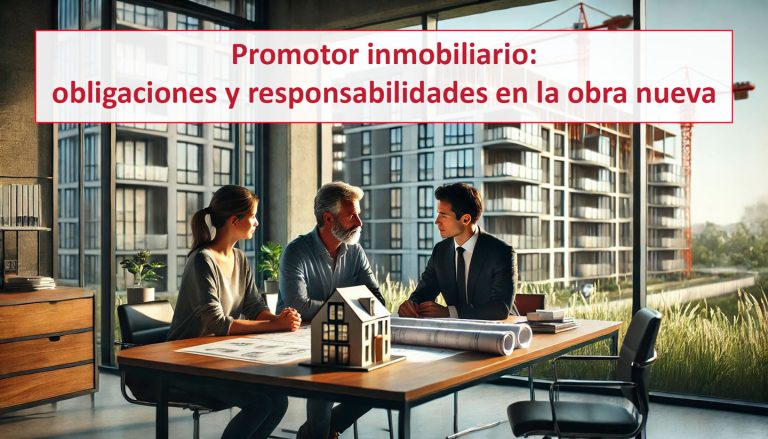 Promotor inmobiliario: obligaciones y responsabilidades en la obra nueva