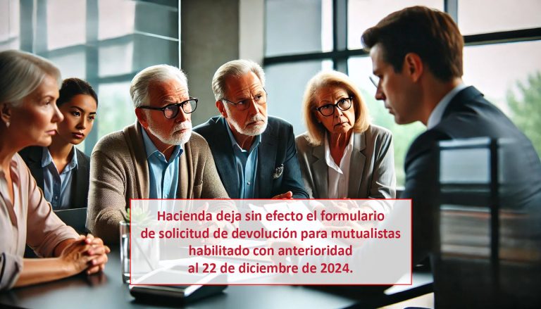 Las idas y venidas de Hacienda con la devolución del IRPF a mutualistas