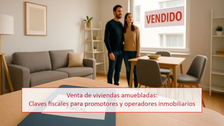 Venta de viviendas amuebladas: Claves fiscales para promotores y operadores inmobiliarios