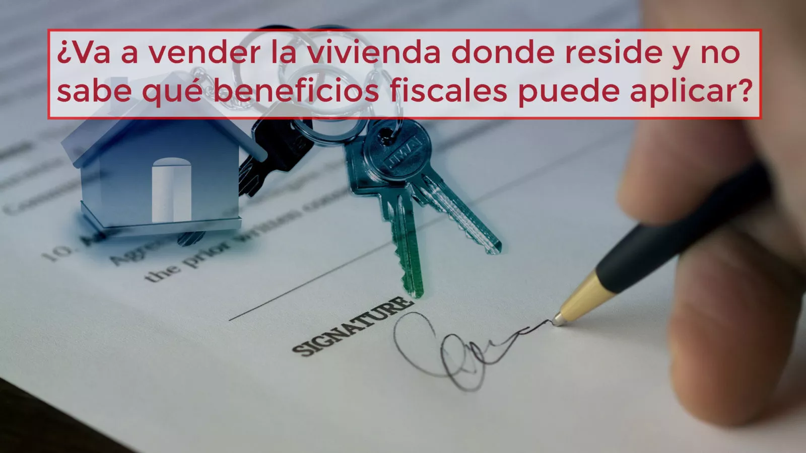 Vender Vivienda Habitual